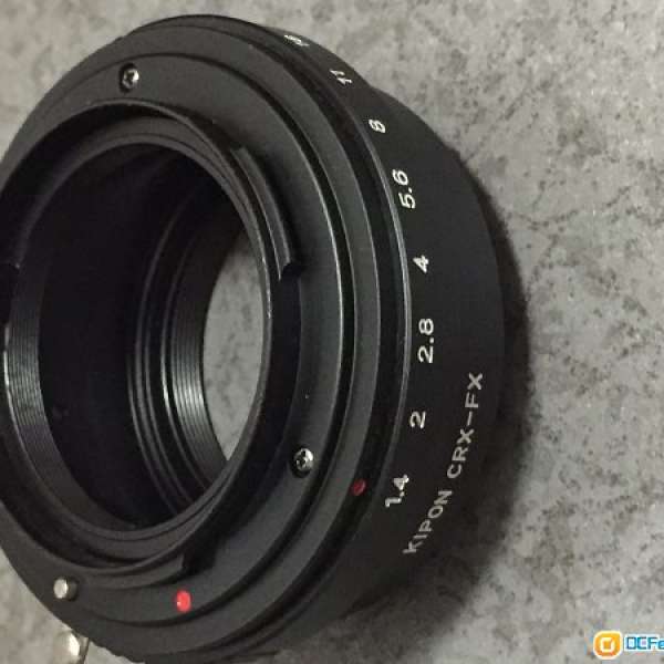 全新無盒contarex lens to Fuji X mount camera adapter 接環