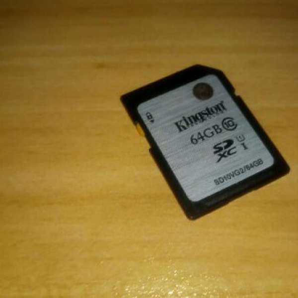 Kingston 64GB SDXC 記憶Card