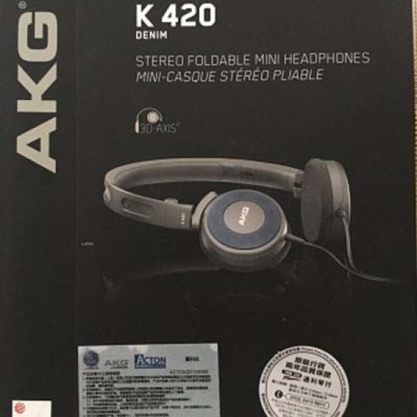 全新 AKG K420 耳機