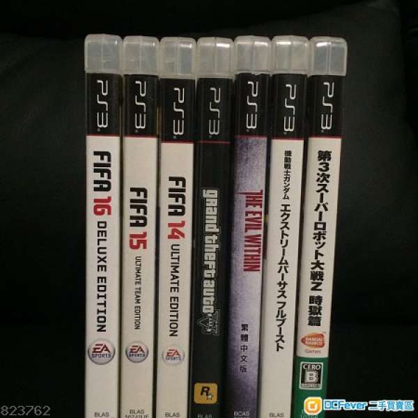 Playstation PS3 Slim Black 主機連手制1個 & 13款Game