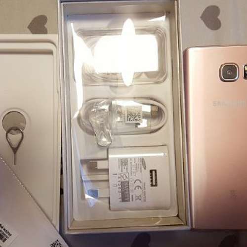 PINK GOLD 粉紅色全套  Samsung galaxy note5 32GB 有保養行貨有單