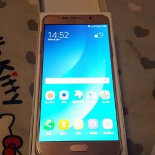 PINK GOLD 粉紅色全套  Samsung galaxy note5 32GB 有保養行貨有單