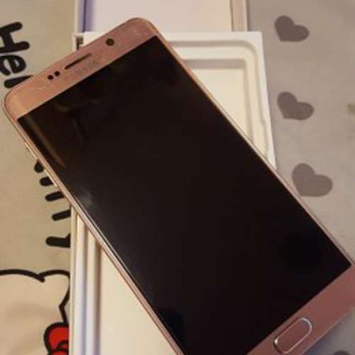 PINK GOLD 粉紅色全套  Samsung galaxy note5 32GB 有保養行貨有單