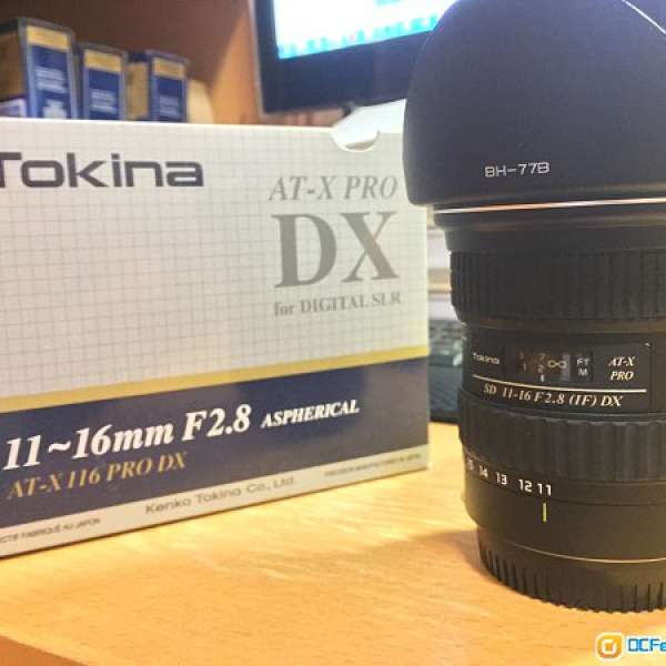 Tokina AT-X 11-16mm PRO DX F/2.8 Canon mount