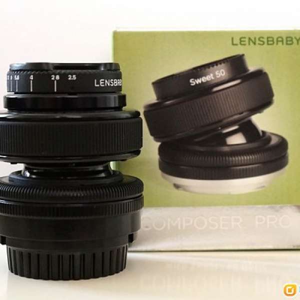 Lensbaby composer pro with sweet 50 optic for sony E-mount/NEX