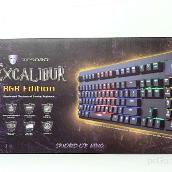 TESORO Excalibur RGB Keyboard 青軸 鍵盤