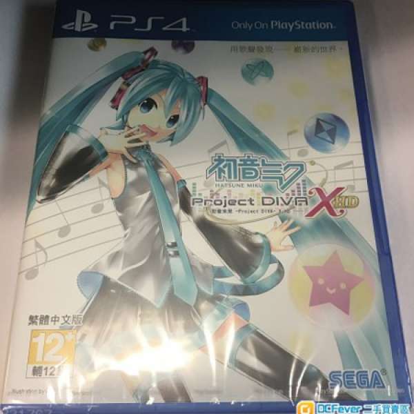 全新PS4 遊戲軟件 初音未來 Project DIVA X HD 繁體中文版