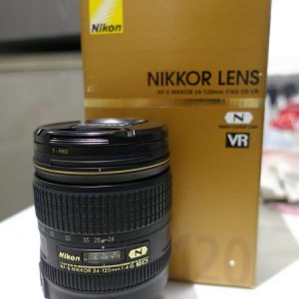 Nikon 24-120mm F4 G ED VR 行貨盒裝 95%新 加$換 XF56mm F1.2