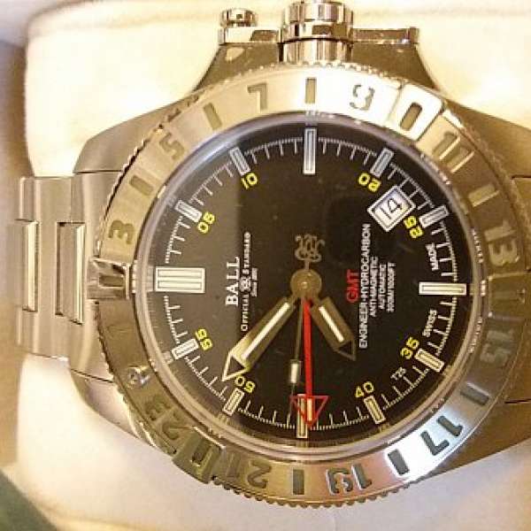 Ball DG1016-SJ-BK GMT 300m防水防磁