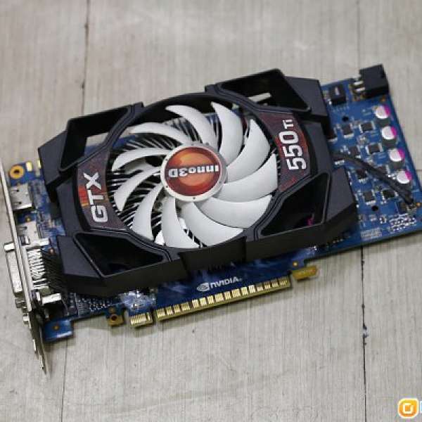 Inno3D GTX550Ti 1GB GDDR5(GF-GTX550Ti-2XDVI-2XHDMI-GDDR5-1GB) 顯示卡