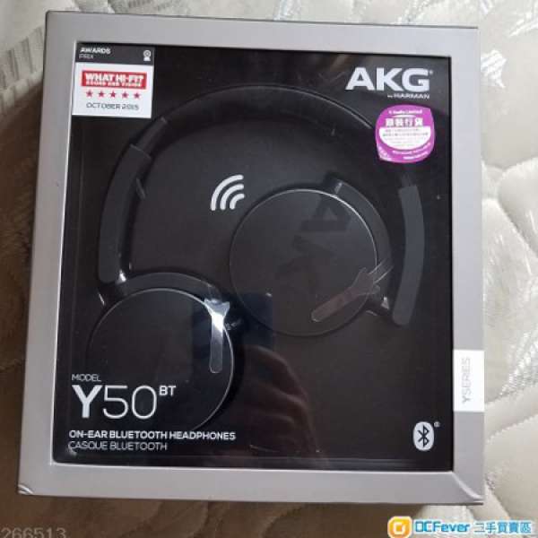 AKG Y50BT 黑色藍芽耳筒