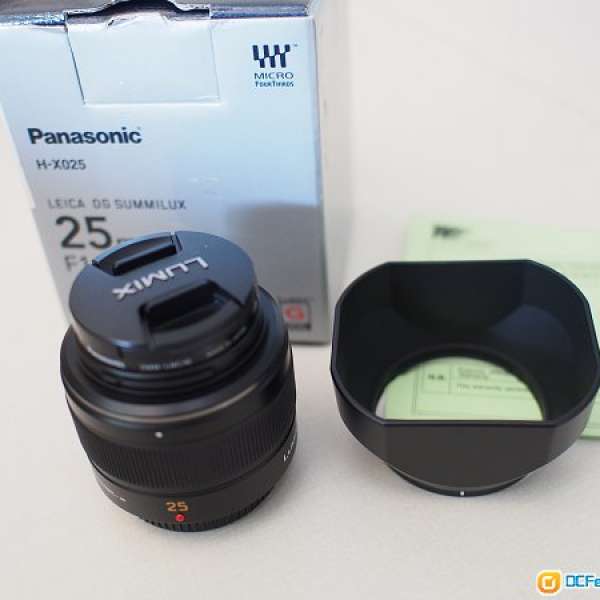 Panasonic Leica DG Summilux 25mm f1.4