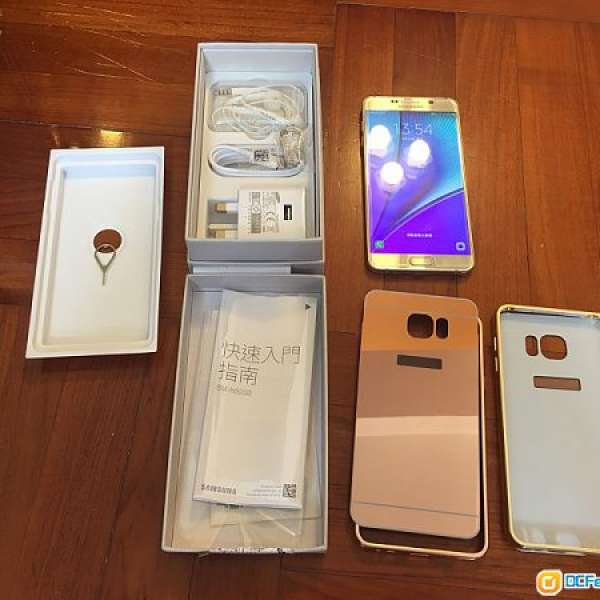 Samsung Galaxy note 5 32g 金色 香港行貨 full packing