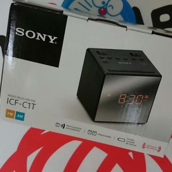Sony ICF-C1T鬧鐘收音機 100% new