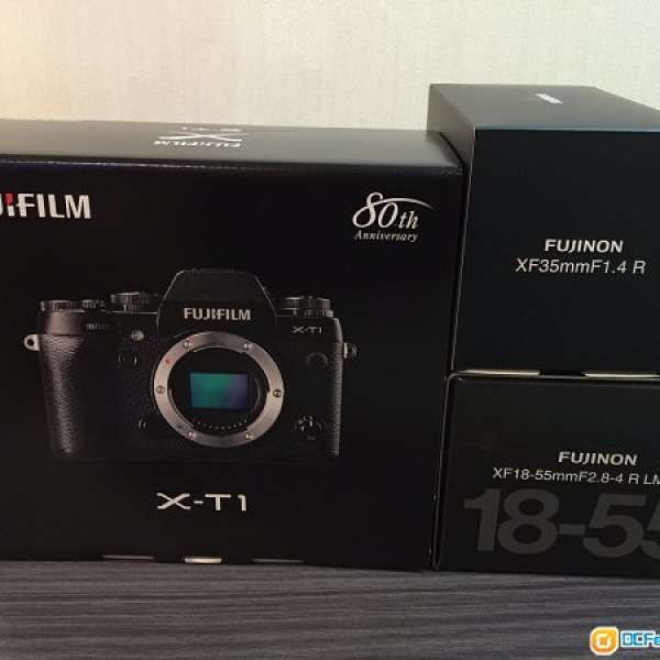 Fujifilm XT1, XF35, XF18-55