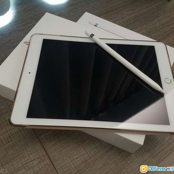 98% New Apple iPad pro 9.7 rose gold 128 + Apple pencil