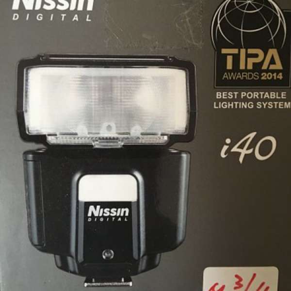 Nissin i40閃光燈（m3/4專用）（99%新淨）