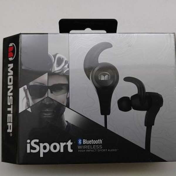 全新 Monster iSport bluetooth wireless in-ear 無線藍芽 耳機 水貨代理 3個月保養...