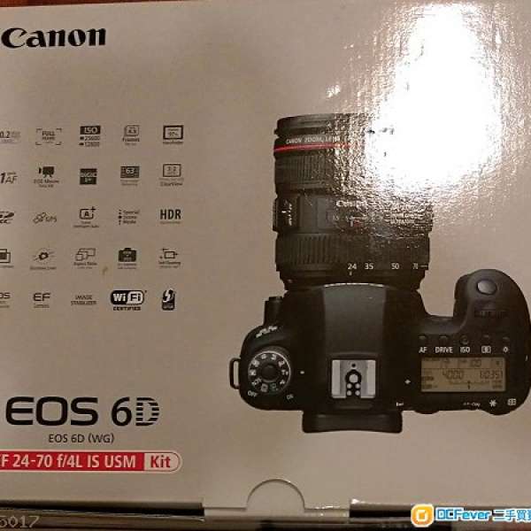 出售行貨Canon 6D 24-70L 連90ex