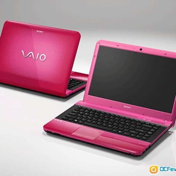 9成新Sony Vaio E Series 14" notebook VPCEA25FG pink 粉紅色