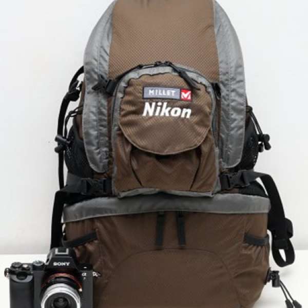 Nikon x MILLET  Eigerwand 26  停產絕版  真正專業摄影背囊 (98%新 )  大機專用