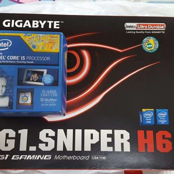 i5 4460 + Gigabyte G1.Sniper H6 (H97) + 8Gb DDR3 1600