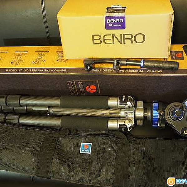 95% new Benro C-428n6 頂級4號碳纖腳架 & Benro百諾S8液壓阻尼波頭