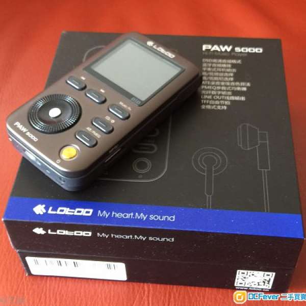 Lotoo Paw 5000 ，DSD 64 Player，有盒齊配件