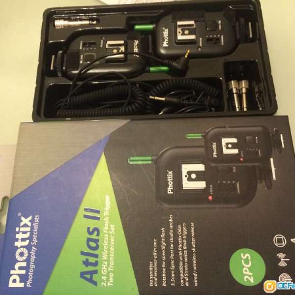 Phottix Atlas II 2.4Ghz Wireless Trigger (1對) (原價$1080)