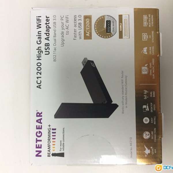 全新 Netgear USB Wifi ac1200 (可議）