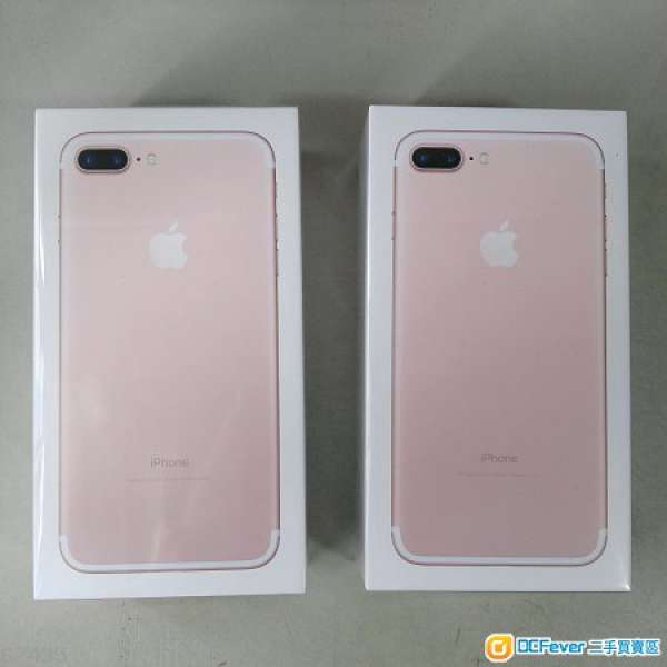 現貨全新未開封 iphone 7 plus Rose Gold Pink 大機 128GB 玫瑰金 粉紅 粉金