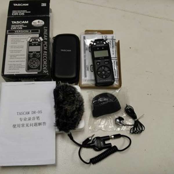 Tascam DR-05 Version 2手提錄音機 可獨立及用於單反無反相機拍攝錄音之用