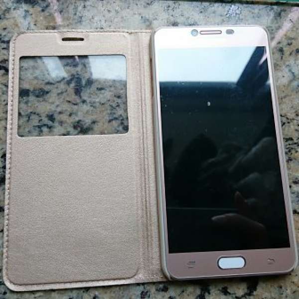 Samsung c7   手機   粉紅色
