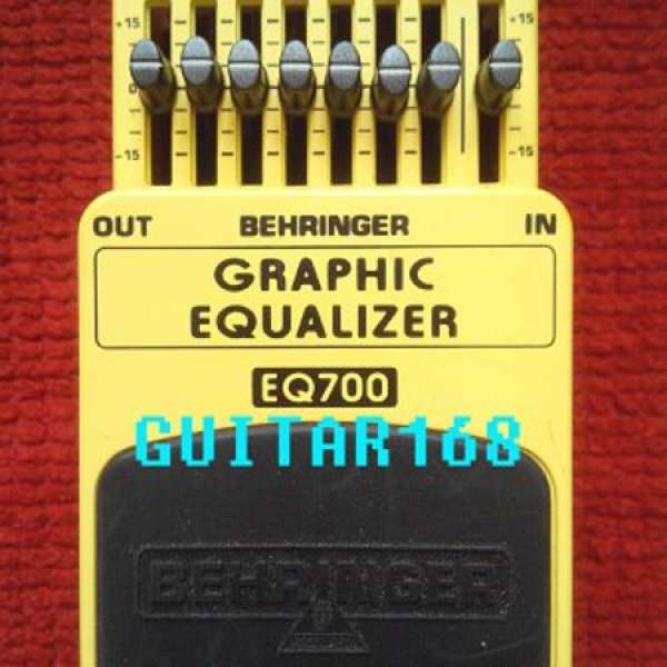 Behringer EQ Pedal EQ700 guitar Effects Pedals 抵玩價 $199