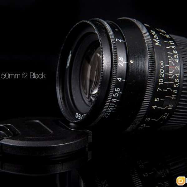 Jupiter-8 50mm f2 Black (黑色白字版) L39 A7R2 NEX Fujifilm LTM XT-2
