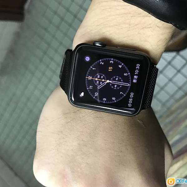 99%新 apple watch sport 灰黑色42mm