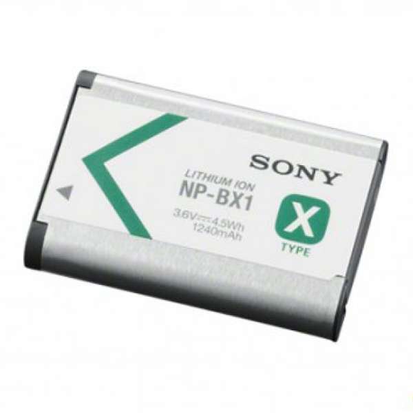 全新 100% Sony NP-BX1 X-Series Rechargeable Battery Pack ,未拆未用過!!