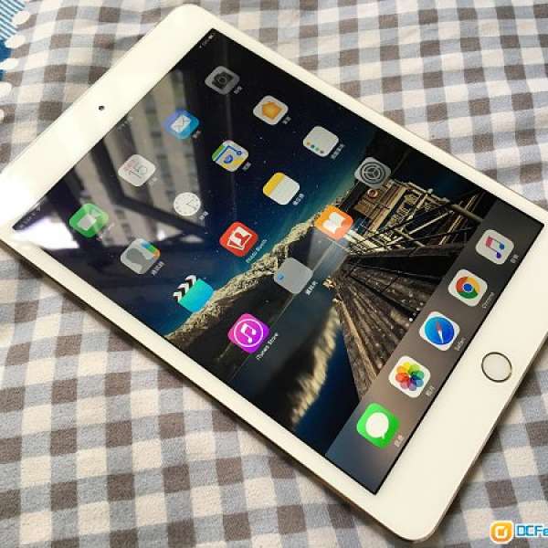 iPad Mini 4 16GB + LTE 4G 金色 (機背有花)