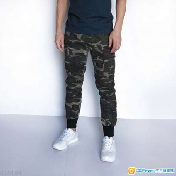 韓國制造Triple3 J 軍綠迷彩Jogger Pants