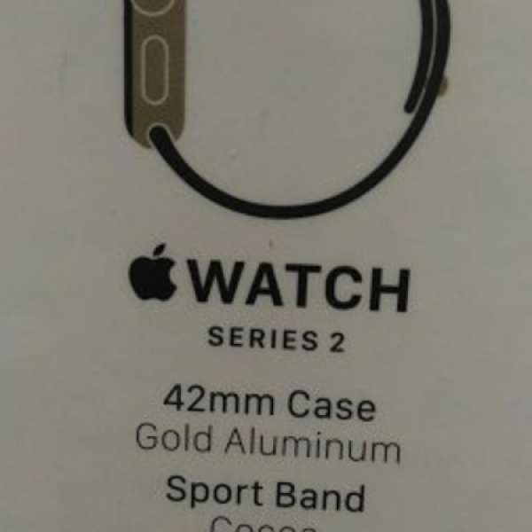 I watch series2 42mm Case (Gold Aluminum) sport band cocoa