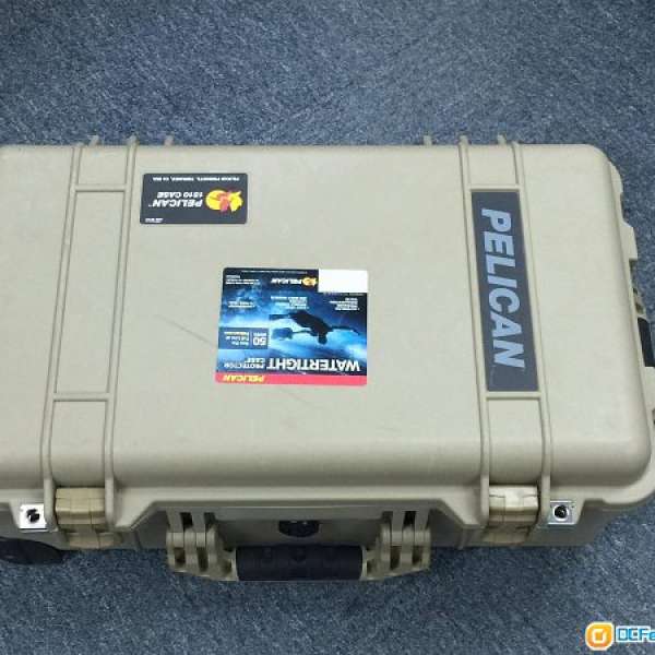 90% 米色 Pelican 1510 Travel Case 防水喼連原廠間隔