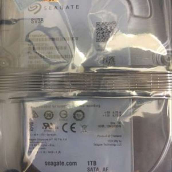 未過用 seagate 1tb