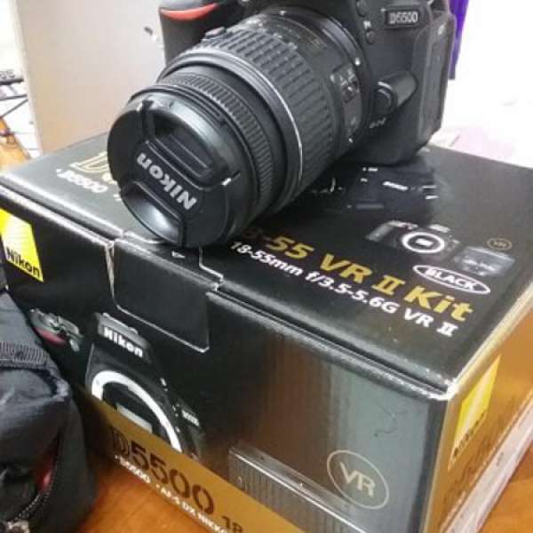 Nikon D5500 相機 一套 body 連18-55mm f/3.5-5.6g vr2 kit 9成新