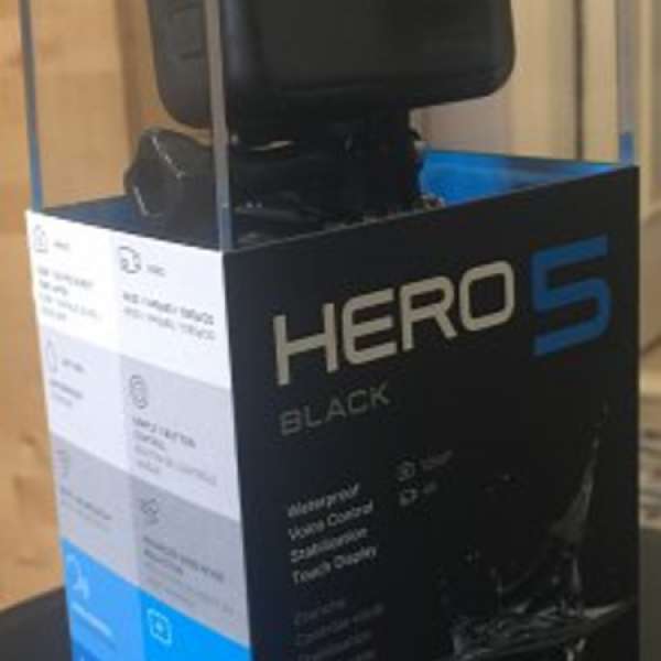 100% 全新未開封 最新型號美版GoPro Hero 5 Black 低價出售!!!