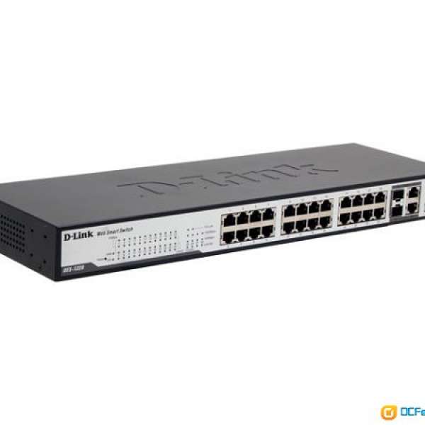 D-Link DES-1228 10/100Mbps + 1000Mbps Web Smart Switch 24