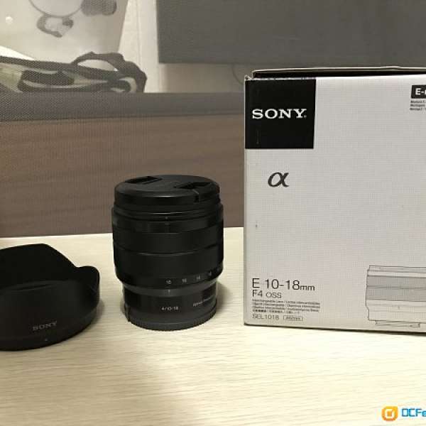 出售Sony E 10-18mm F4.0 OSS SEL1018 水貨 (沒保) 九成新 $3800 不議價