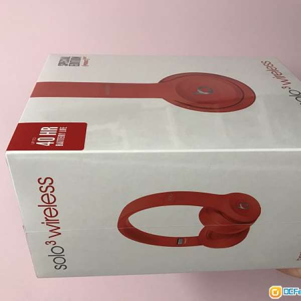 100%全新 beats solo3 wireless 紅色