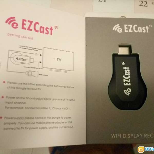 EZCast 全新只拆過來試 wifi display receiver