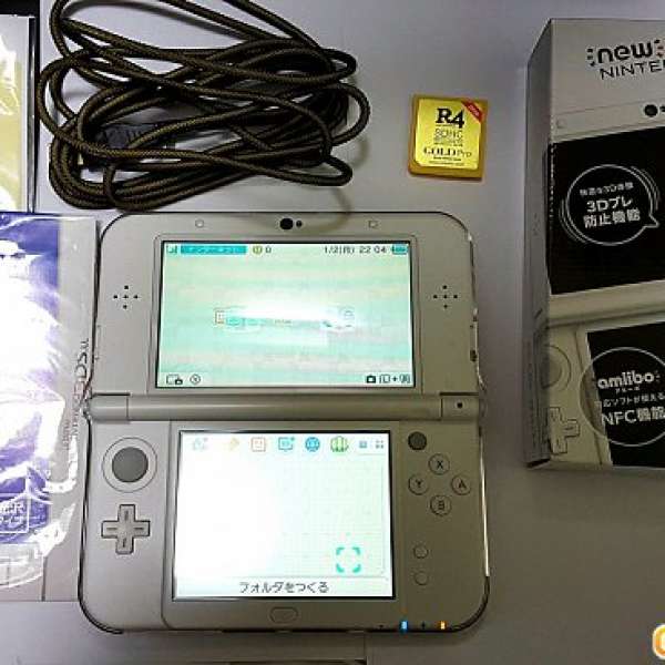 95% 新 New Nintendo 3DS XL Pearl White (已改A9糸統)