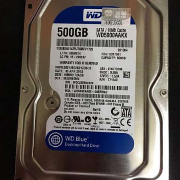 WB 3.5 500GB HDD
